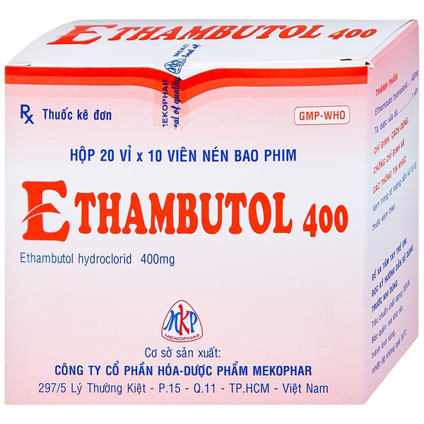 Thuốc điều trị lao phổi Ethambutol