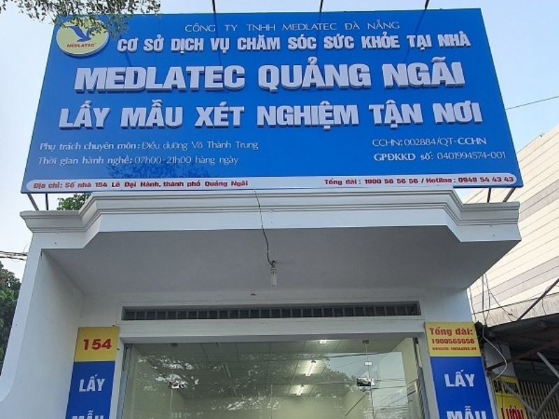 Văn phòng Medlatec Quảng Ngãi