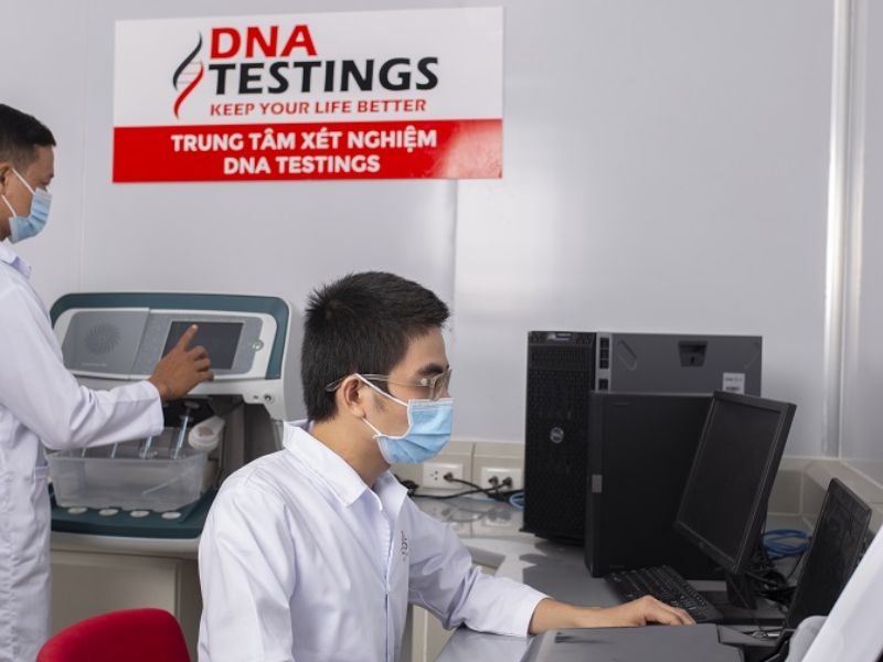 Văn phòng thu mẫu Trung tâm xét nghiệm DNA TESTINGS